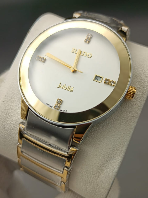 Quartz Watch Gold/White Colour (Copy)
