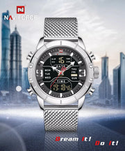 Original naviforce with Sliver Shepard Chain image 1