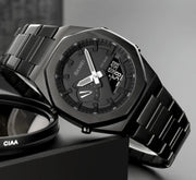 Original SKM World Time Watch Black image 0