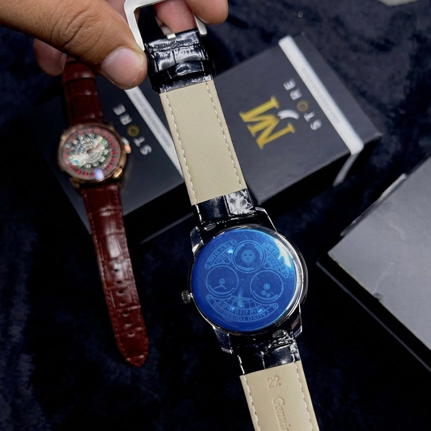 Black Cards  Luxury Roulette Casino Style Watch