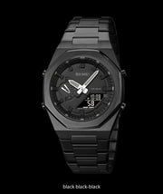 Original SKM World Time Watch Black image 3
