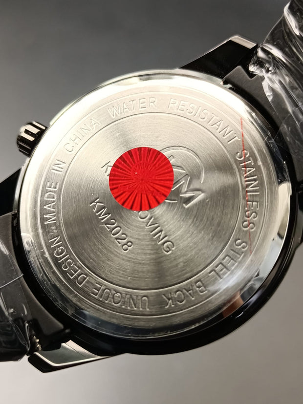 Original Keep Moving Down Sec working Watch Black Gold colour image 2