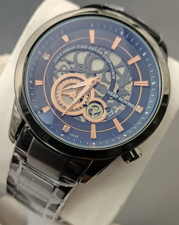 Original Keep Moving Down Sec working Watch Black colour image 7