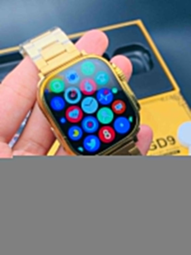 Ultra GD9 24K Gold Casing Smartwatch – Bluetooth Calling – Golden Straps image 15