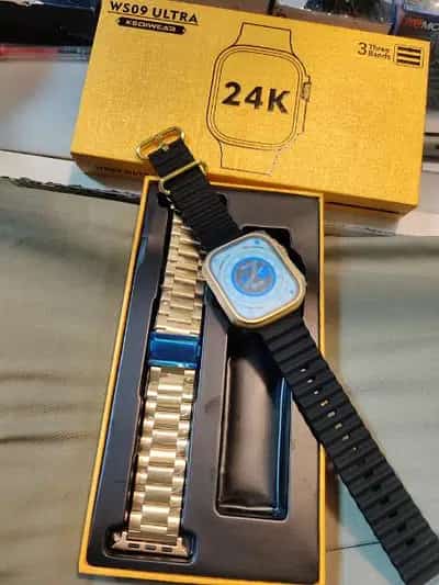 Ultra GD9 24K Gold Casing Smartwatch – Bluetooth Calling – Golden Straps image 9