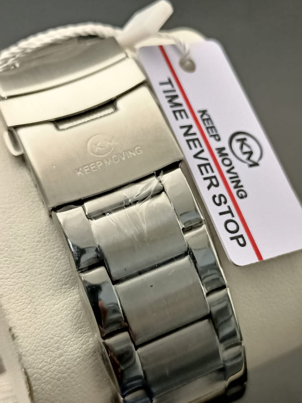 Original Keep Moving Down Sec working Watch Sliver colour image 6