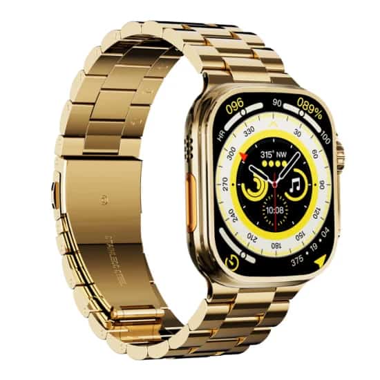 Ultra GD9 24K Gold Casing Smartwatch – Bluetooth Calling – Golden Straps image 10